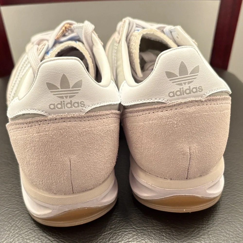 New Men’s Adidas SL 72 RS Cream and White Sneakers Size‎ 7